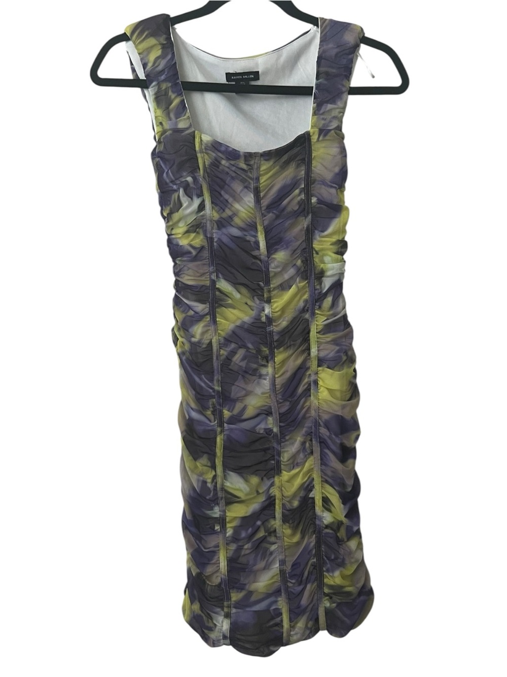 Karen Millen Ruched Bodycon Mini Size 2